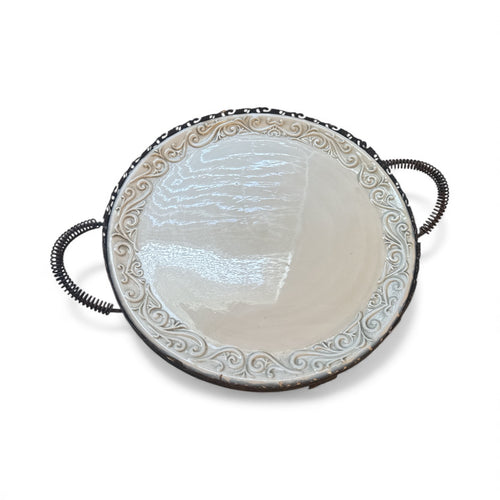 Used Good- Valencia serving platter, 12”