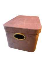 Load image into Gallery viewer, Used Like New- pink storage box, 12.5(w) x 18.5(L) x 10(h)
