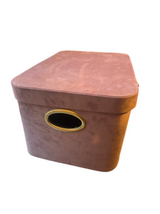 Used Like New- pink storage box, 12.5(w) x 18.5(L) x 10(h)