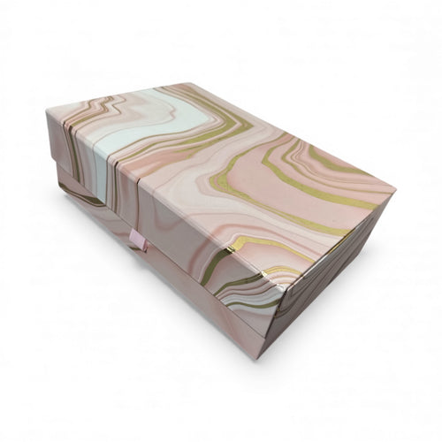 Used Good- pink storage box, 8x12x4