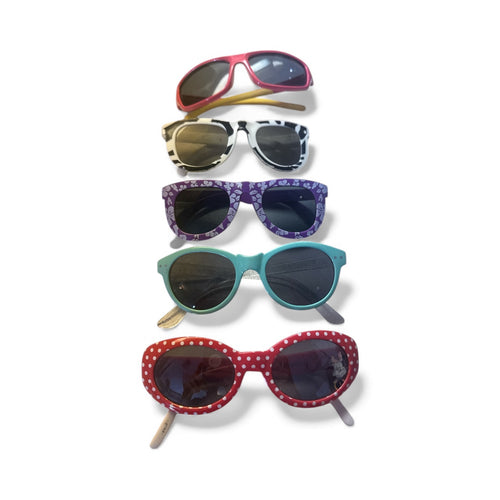 Used- set of 5 little girls/toddler sunglasses