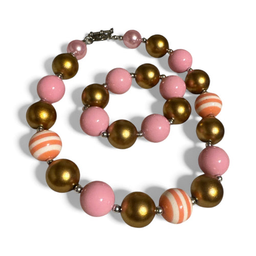 Girls necklace & bracelet set