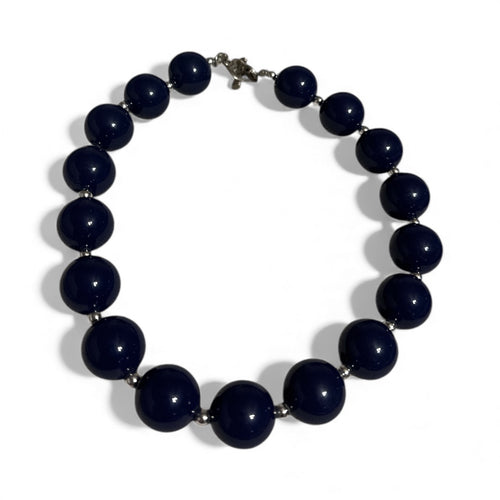 Girls navy necklace