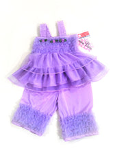 Load image into Gallery viewer, Laura Dare Girls Ruffle PJ Set (see colors)