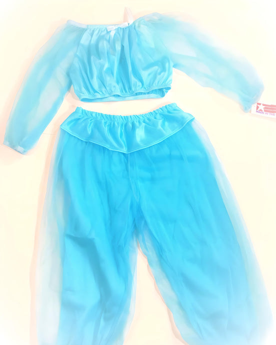 Laura Dare Girls Sheer Long Sleeve PJ Set (see colors)