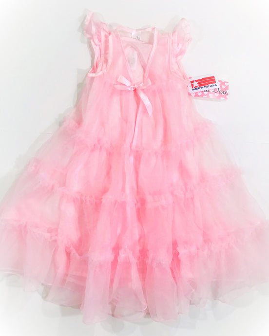 Laura Dare Girls Sheer Princess Peignoir Gown Set